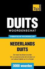 Thematische Woordenschat Nederlands-Duits - 3000 Woorden