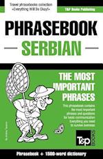 English-Serbian Phrasebook and 1500-Word Dictionary