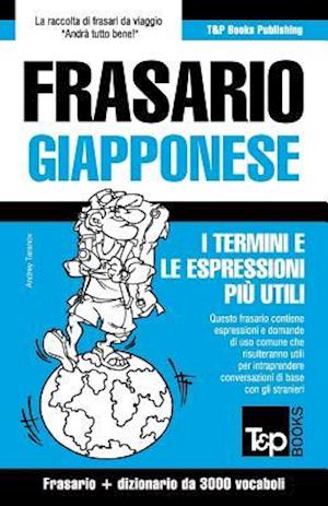 Frasario Italiano-Giapponese e vocabolario tematico da 3000 vocaboli