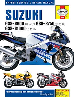 Suzuki GSX-R600 (01 - 03), GSX-R750 (00 - 03), GSX-R1000 (01 - 02) Haynes Repair Manual