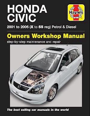 Honda Civic Petrol & Diesel (01 - 05) Haynes Repair Manual