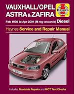 Vauxhall/Opel Astra & Zafira Diesel (Feb 98 - Apr 04) Haynes Repair Manual