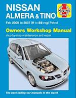 Nissan Almera & Tino Petrol (Feb 00 - 07) Haynes Repair Manual