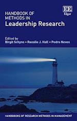 Handbook of Methods in Leadership Research