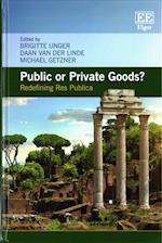 Public or Private Goods?