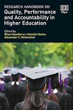 Research Handbook on Quality, Performance and Accountability in Higher Education