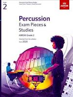 Percussion Exam Pieces & Studies, ABRSM Grade 2