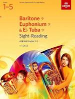 Sight-Reading for Baritone (bass clef), Euphonium (bass clef), E flat Tuba (bass clef), ABRSM Grades 1-5, from 2023