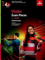 Violin Exam Pieces from 2024, ABRSM Grade 3, Violin Part, Piano Accompaniment & Audio