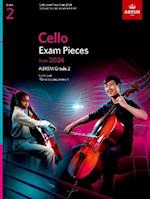 Cello Exam Pieces from 2024, ABRSM Grade 2, Cello Part & Piano Accompaniment