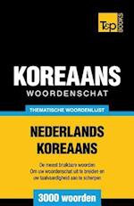 Thematische woordenschat Nederlands-Koreaans - 3000 woorden