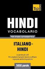 Vocabolario Italiano-Hindi Per Studio Autodidattico - 5000 Parole