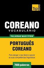 Vocabulário Portuguès-Coreano - 7000 Palavras Mais Úteis