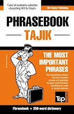 English-Tajik Phrasebook and 250-Word Mini Dictionary