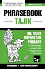 English-Tajik Phrasebook and 1500-Word Dictionary