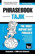 English-Tajik Phrasebook and 3000-Word Topical Vocabulary