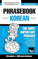 English-Korean Phrasebook and 3000-Word Topical Vocabulary