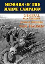 Memoirs Of The Marne Campaign