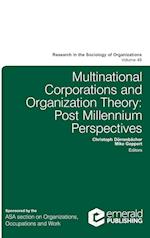 Multinational Corporations and Organization Theory