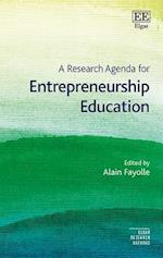 A Research Agenda for Entrepreneurship Education