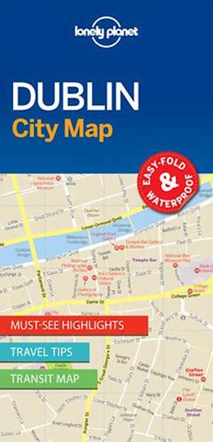 Lonely Planet Dublin City Map