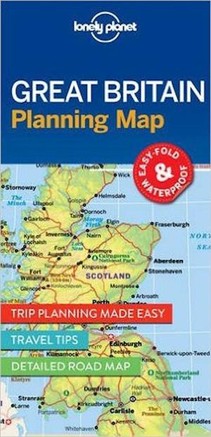 Lonely Planet Great Britain Planning Map