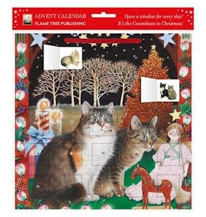 Ivory Cats by Lesley Anne Ivory: An American Christmas advent calendar (with stickers)