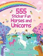 555 Sticker Fun - Horses and Unicorns Activity Book