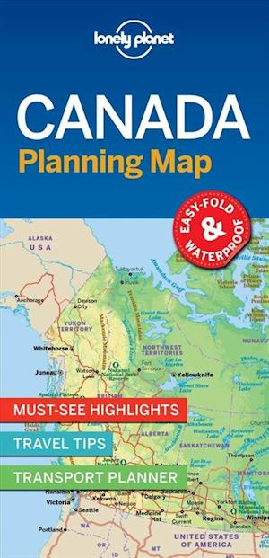 Lonely Planet Canada Planning Map