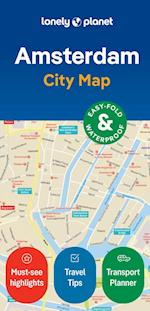 Lonely Planet Amsterdam City Map 2 2