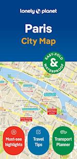 Lonely Planet Paris City Map 2