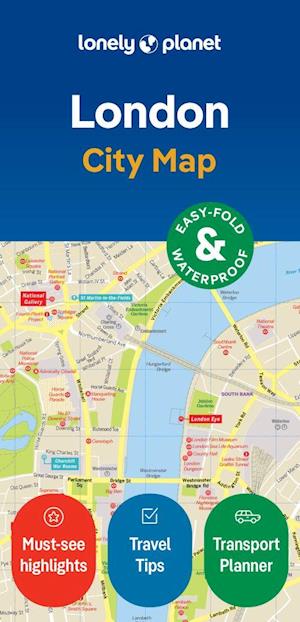 Lonely Planet London City Map 2