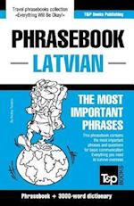 English-Latvian phrasebook & 3000-word topical vocabulary