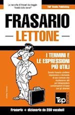Frasario Italiano-Lettone e mini dizionario da 250 vocaboli