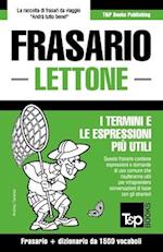 Frasario Italiano-Lettone e dizionario ridotto da 1500 vocaboli