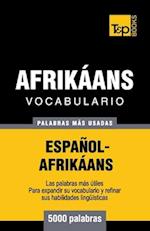 Vocabulario Español-Afrikáans - 5000 Palabras Más Usadas