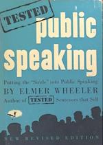 Elmer Wheeler's Tested Public Speaking [Second Edition]