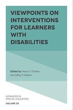 Viewpoints on Interventions for Learners with Disabilities