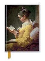 Jean-Honore Fragonard: Young Girl Reading (Foiled Journal)