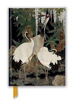 Ashmolean: Cranes, Cycads and Wisteria by Nishimura So-zaemon XII (Foiled Journal)