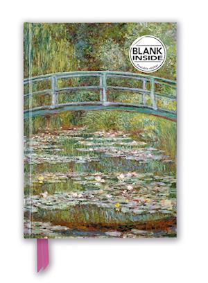 Claude Monet: Bridge over a Pond of Water Lilies (Foiled Blank Journal)