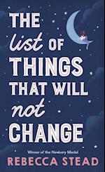 The List of Things That Will Not Change