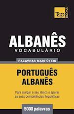 Vocabulário Português-Albanês - 5000 palavras mais úteis