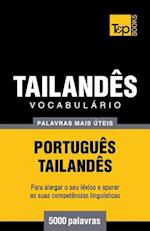 Vocabulário Portuguès-Tailandès - 5000 Palavras Mais Úteis