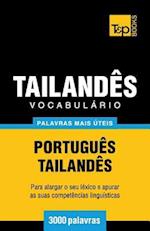 Vocabulário Portuguès-Tailandès - 3000 Palavras Mais Úteis