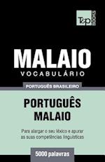 Vocabulário Português Brasileiro-Malaio - 5000 Palavras