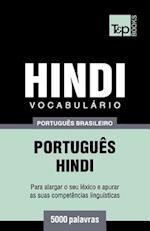 Vocabulário Português Brasileiro-Hindi - 5000 Palavras