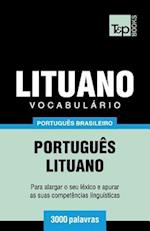 Vocabulário Português Brasileiro-Lituano - 3000 Palavras