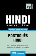 Vocabulário Português Brasileiro-Hindi - 3000 Palavras