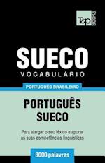 Vocabulário Português Brasileiro-Sueco - 3000 Palavras